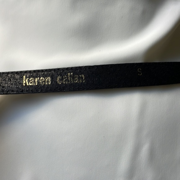 Vintage Karen Callan Leather Belt - Picture 9 of 9